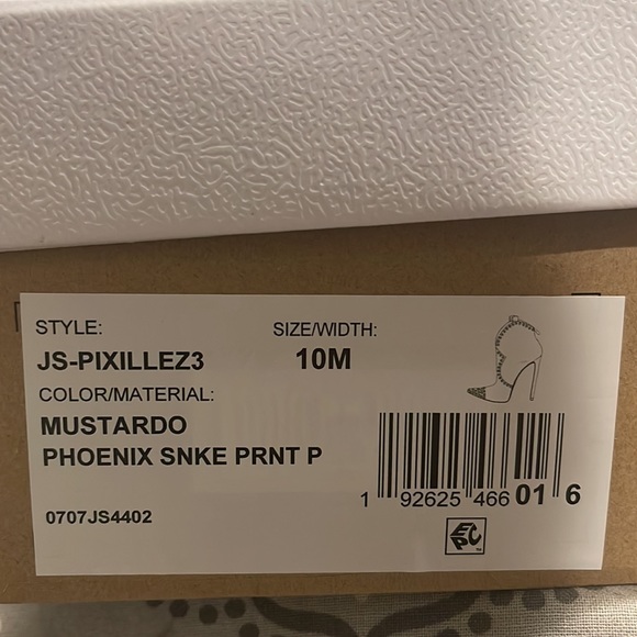 Jessica Simpson Mustardo Phoenix Snake Print Boots Sz 10 - Picture 6 of 6